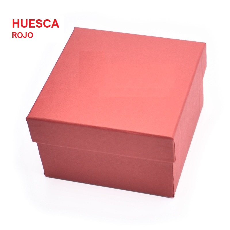 Caja HUESCA roja, universal 90x90x58 mm.